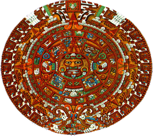 This calendar is recorded as a carving on the Aztec “sun stone” currently on 